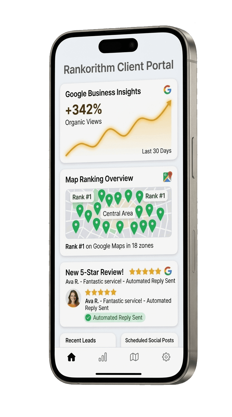 Rankorithm Mobile Portal